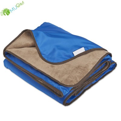 Yumuq 2 Layers All Season Waterproof Camping Polar Fleece Blanket For Outdoor Travel,Stadium,Picnic And Indoor Household